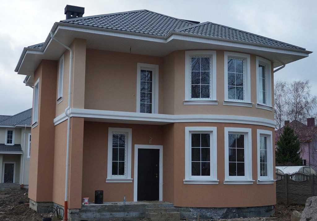 Дом с эркером — покраска фасада дома, SeeART
